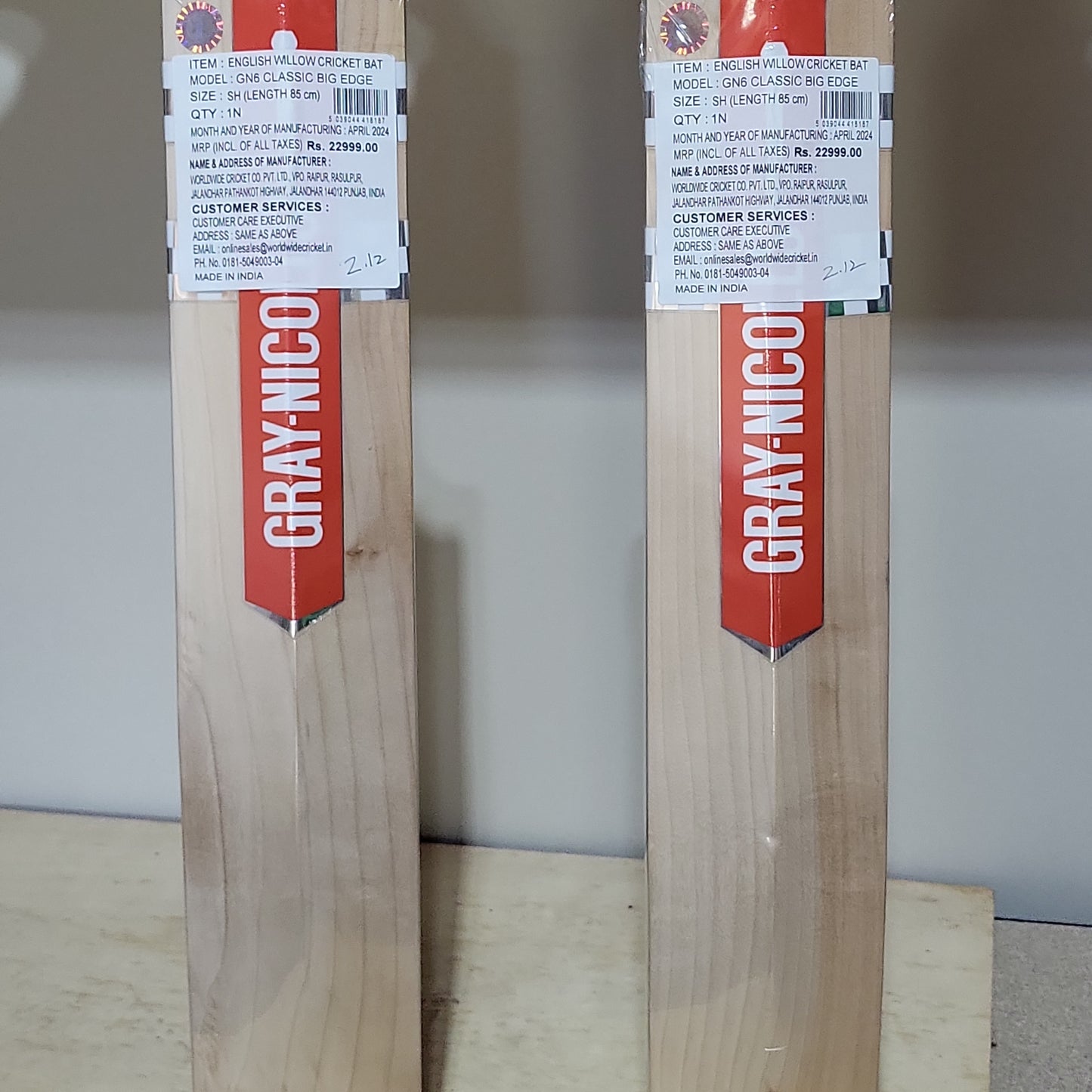 Gray Nicolls BIG Edge Classic GN6 English Willow