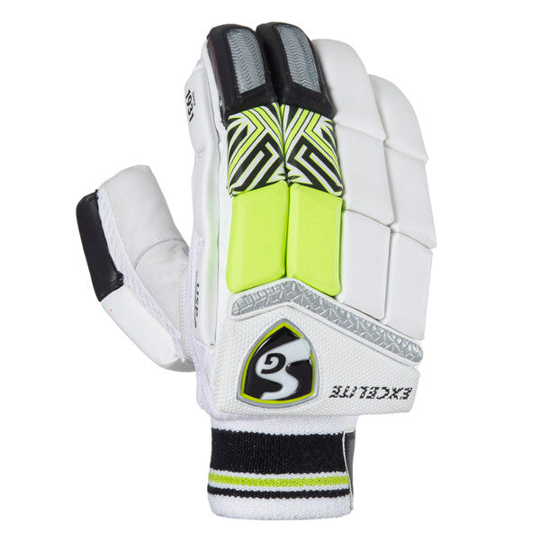 SG Excelite Batting Gloves High Quality Leather Palm - Cricket Bat - Batting Gloves