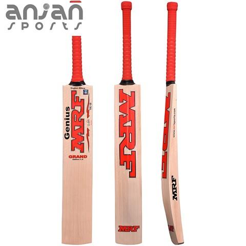 MRF Genius Grand Edition 2.0 (Size Harrow) Junior English Willow Bats